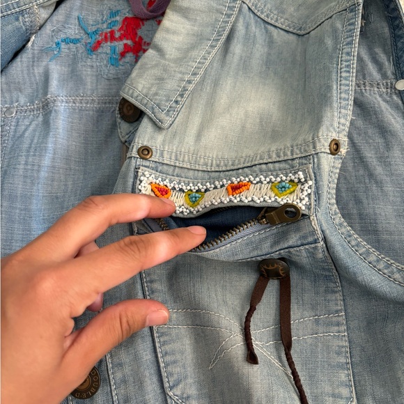 Double D Ranch Denim Vest Dress - Picture 3 of 9